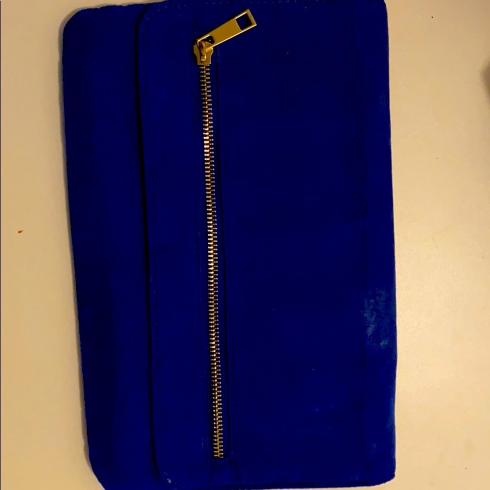 Royal blue clutch